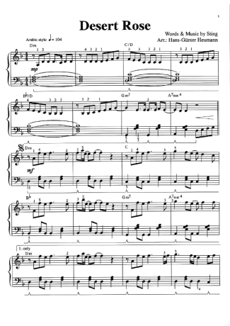 Score for Piano