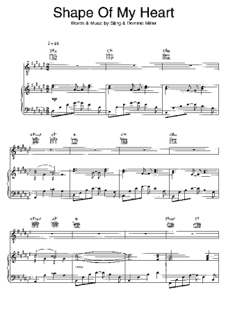 Sting  score for Piano