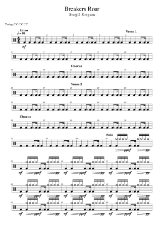 Sturgill Simpson  score for Drums