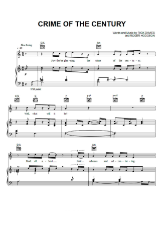 Score for Piano