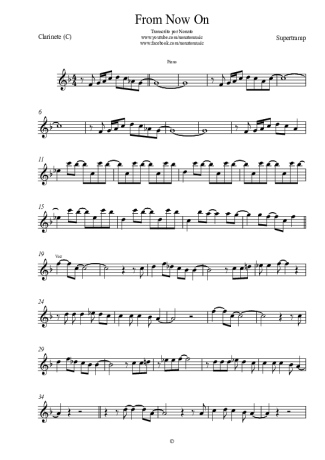 Supertramp  score for Clarinet (C)