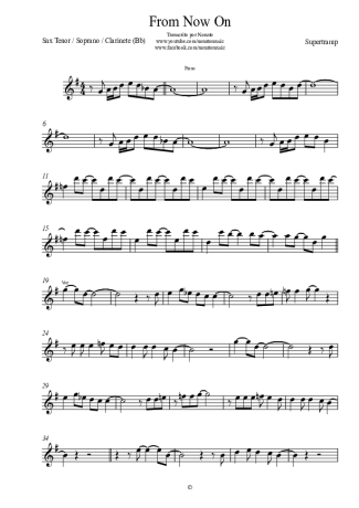 Supertramp From Now On score for Tenor Saxophone Soprano (Bb)