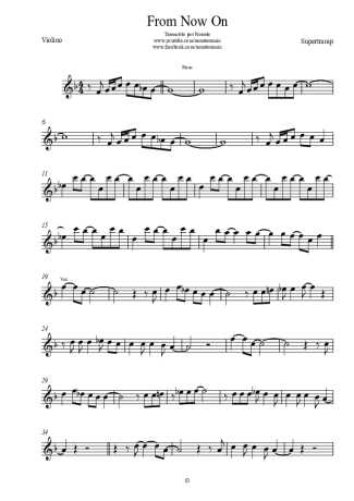 Supertramp  score for Violin