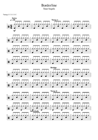 Score for Drums