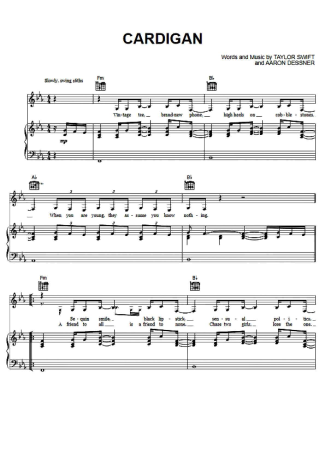 Score for Piano