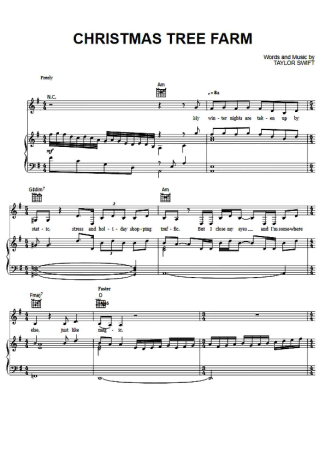 Score for Piano
