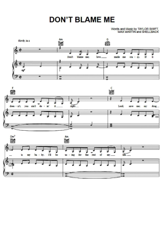 Score for Piano