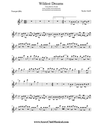 Taylor Swift  score for Trumpet