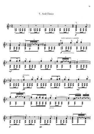 Tchaikovsky  score for Acoustic Guitar