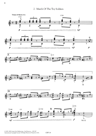 Tchaikovsky  score for Acoustic Guitar