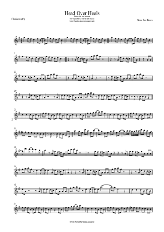 Tears For Fears Head Over Heels score for Clarinet (C)