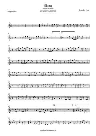 Tears For Fears - Woman In Chains - Sheet Music For Trumpet