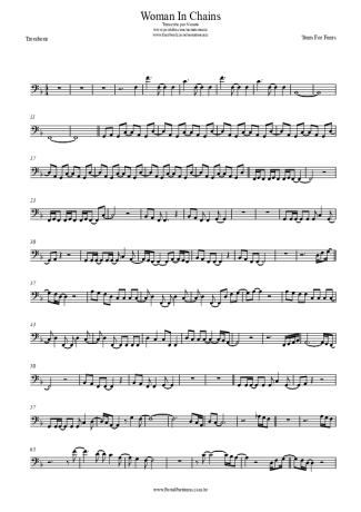 Tears For Fears Woman In Chains score for Trombone