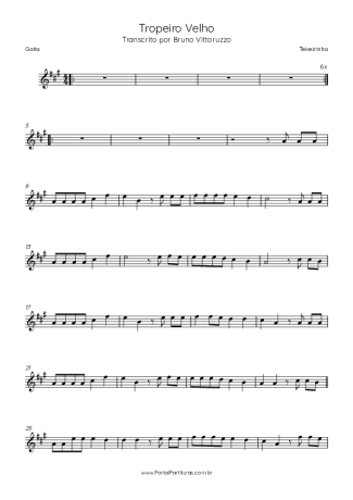 Teixeirinha  score for Harmonica