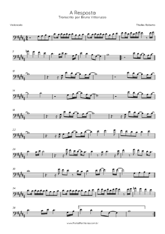 Thalles Roberto A Resposta score for Cello