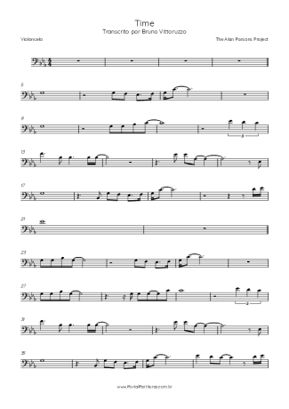 Score for Cello