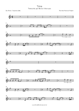 Score for Tenor Saxophone Soprano (Bb)