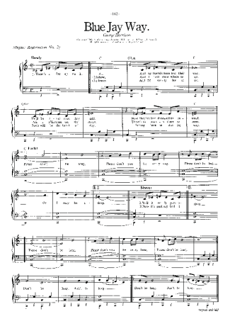 The Beatles  score for Piano