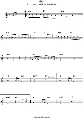 The Beatles  score for Keyboard