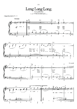 The Beatles  score for Piano