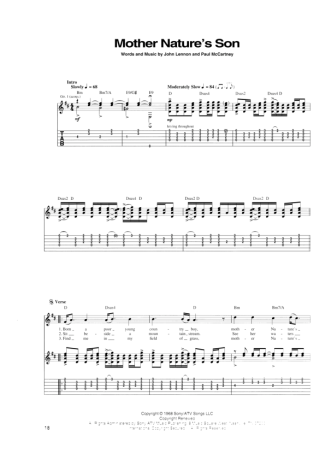 The Beatles  score for Guitar