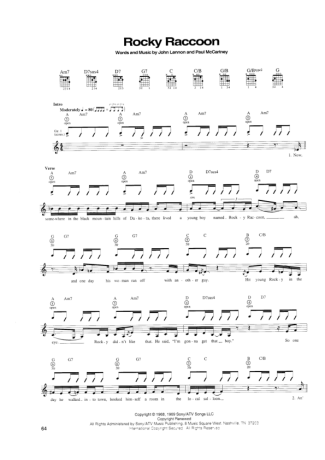 The Beatles  score for Guitar