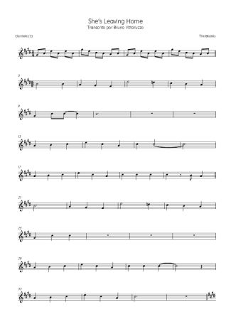 The Beatles  score for Clarinet (C)