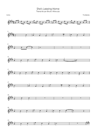 The Beatles She´s Leaving Home score for Violin