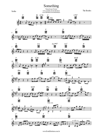 The Beatles Something score for Acoustic Guitar