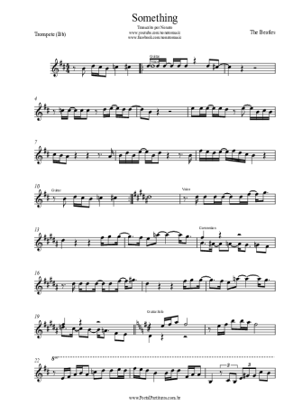 The Beatles  score for Trumpet