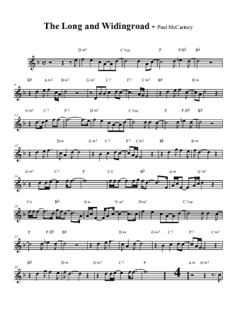 The Beatles  score for Clarinet (Bb)