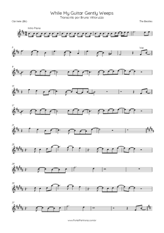 The Beatles  score for Clarinet (Bb)