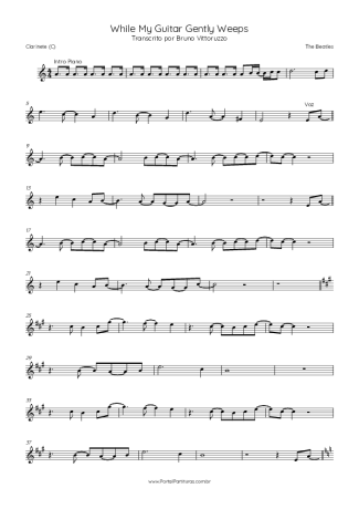 The Beatles  score for Clarinet (C)