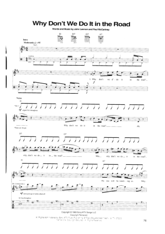 The Beatles  score for Guitar