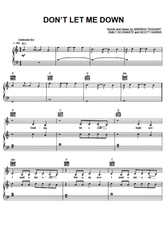 Score for Piano