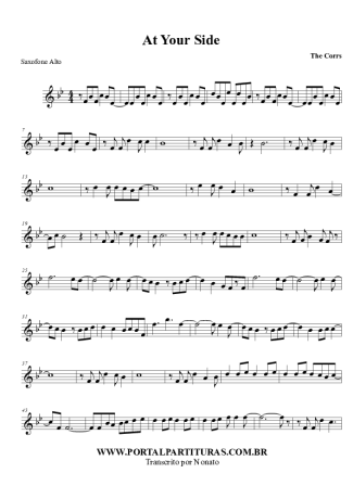 The Corrs  score for Alto Saxophone