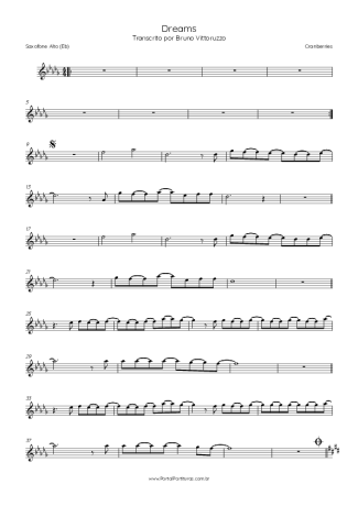 Score for Alto Saxophone
