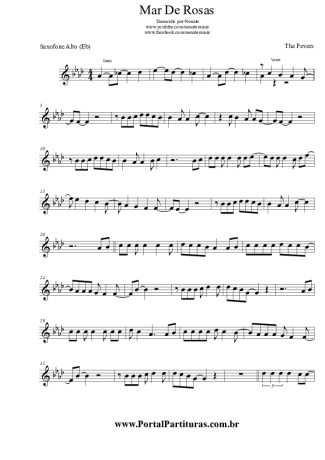 The Fevers  score for Alto Saxophone