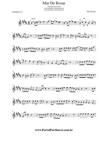 The Fevers  score for Clarinet (C)