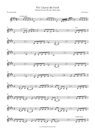 The Fevers  score for Trumpet