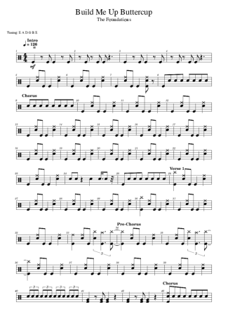 Score for Drums
