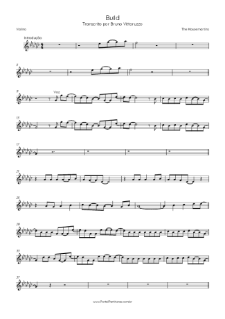 Score for Violin