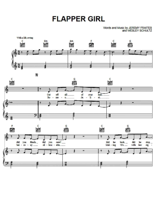 Score for Piano