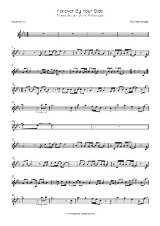 The Manhattans Forever By Your Side score for Clarinet (C)