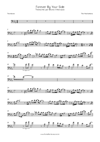The Manhattans  score for Trombone