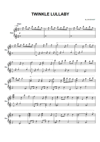 The Piano Guys Twinkle Lullaby score for Piano