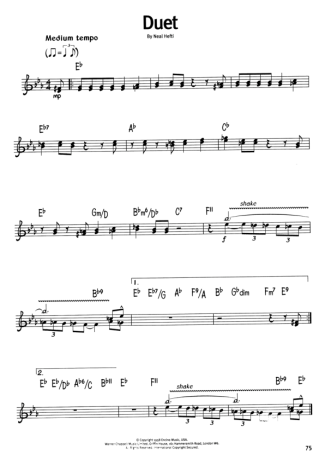 The Real Book Of Blues Duet score for Keyboard
