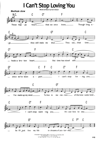 The Real Book Of Blues I Cant Stop Loving You score for Keyboard
