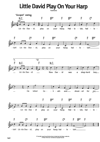 The Real Book Of Blues Little David Play On Your Harp score for Keyboard