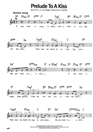 The Real Book Of Blues Prelude To A Kiss score for Harmonica
